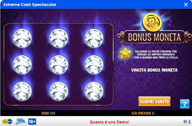 extreme cash gioco bonus 2