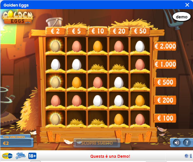 gioco bonus golden-eggs